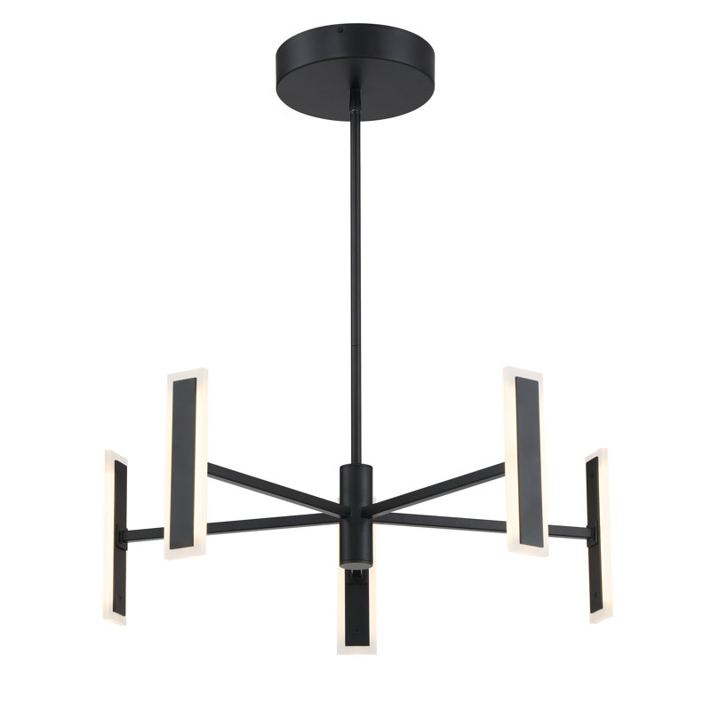 Teresea 5 Light Chandelier In Coal Finish