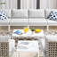 Ensemble de canapé modulaire en aluminium à tissage panier en tissu 8 pièces Harmony par Modway-58125775-58125774