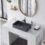 Lavabo vasque moderne en pierre de quartz