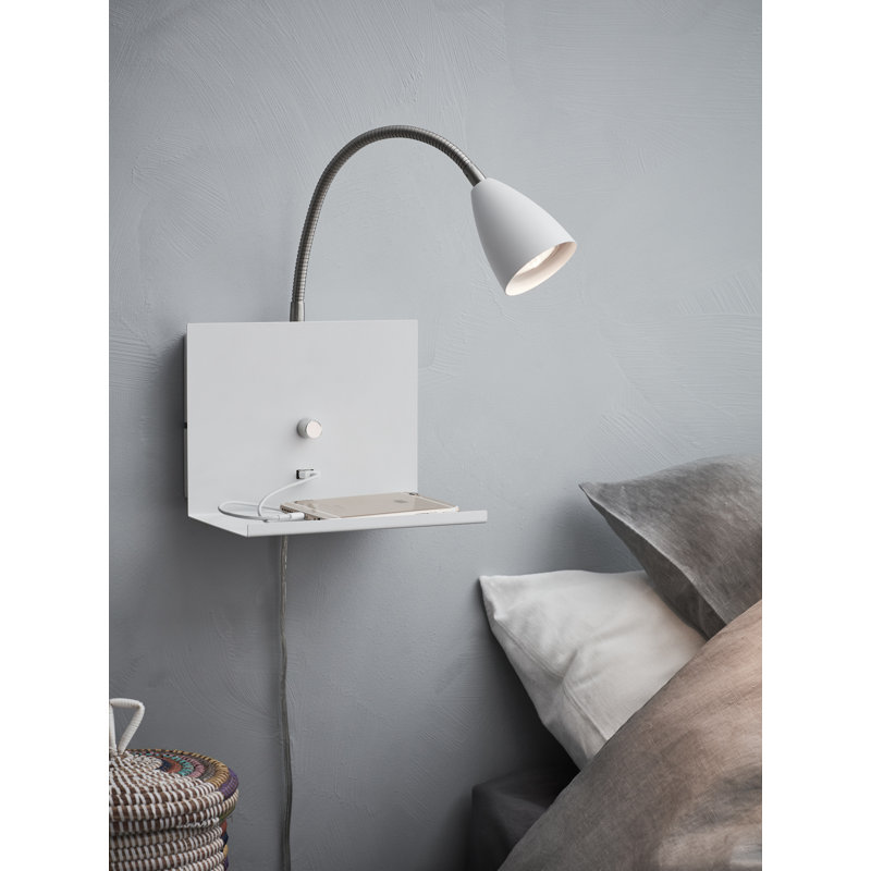 Daine Plug-in Spotlight, White