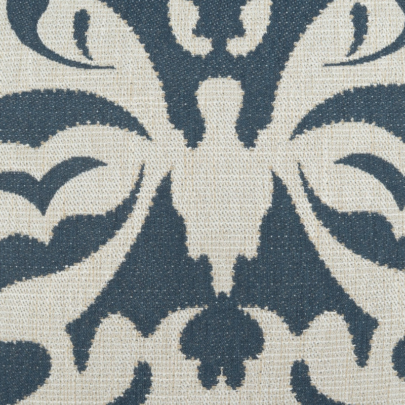 Carlosita Pillow Cover & Insert, Navy