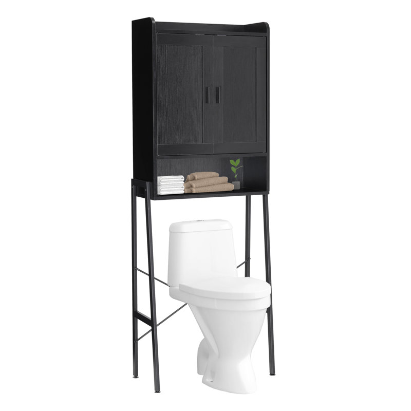 Jemekia Over The Toilet Storage, Black