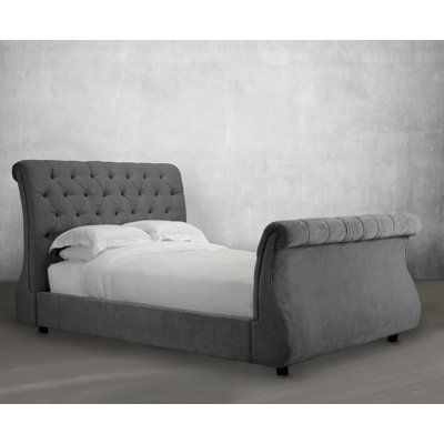Lit-bateau tapissier Weber