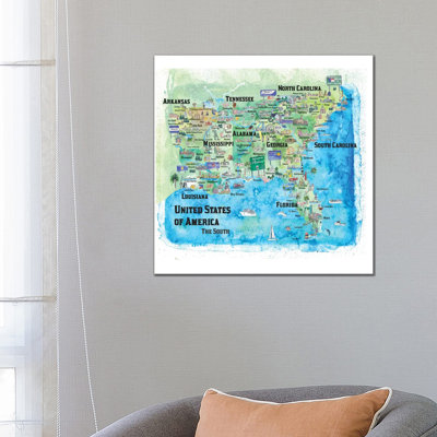USA, Southern States Travel by Markus & Martina Bleichner - Wrapped Canvas Print