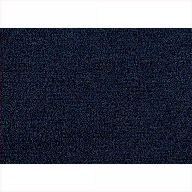 Fauteuil d'appoint Mid-Century moderne pour adultes, dossier en chenille bleu royal avec surpiqûres en chenille, pieds de salon en bois de noyer massif brun