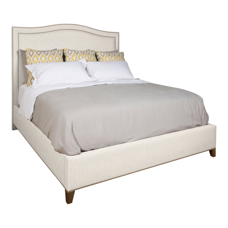 Caroline/Casey Upholstered Bed, Instant Parchment, Havana, Yes