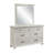 Izaguirre 2-Piece Wood Dresser And Mirror Set In Gray