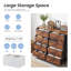 Commode de chambre à coucher avec commode haute 8 tiroirs-1581355909
