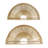 Sirrena Wall Shelf Mirror Set