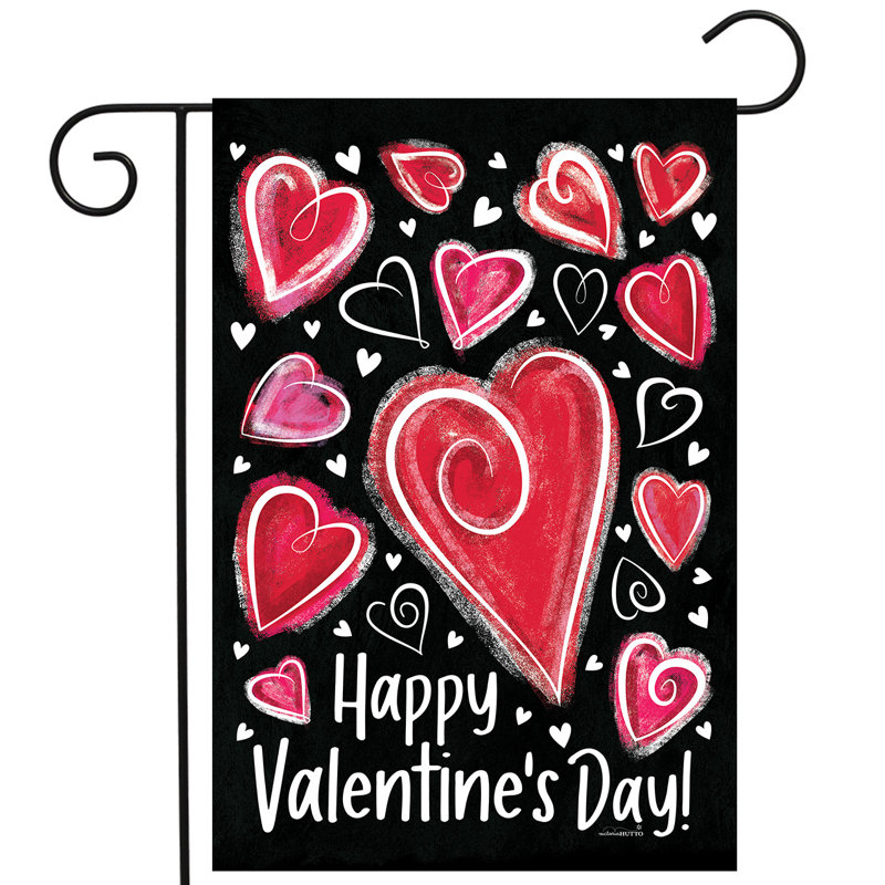 Drapeau de la Saint-Valentin, Saint-Valentin noire et rouge