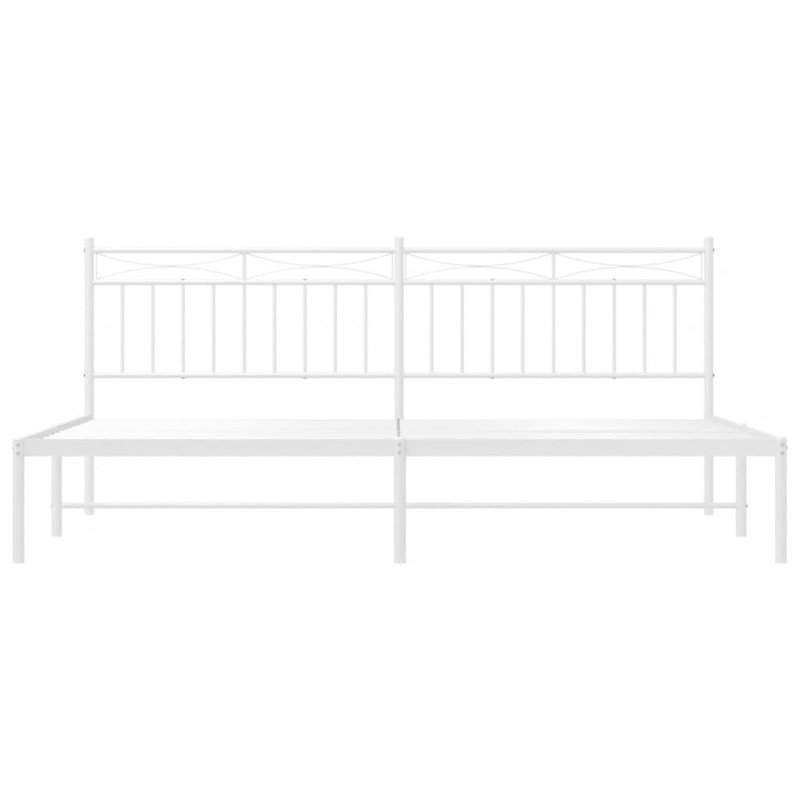 Abry Bed, 193 x 203 cm, White