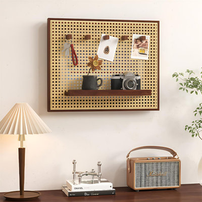 Tablette murale en bois massif