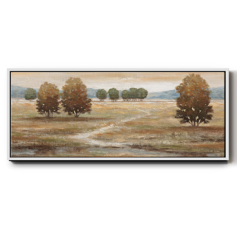 Lin paysage I - toile encadrée