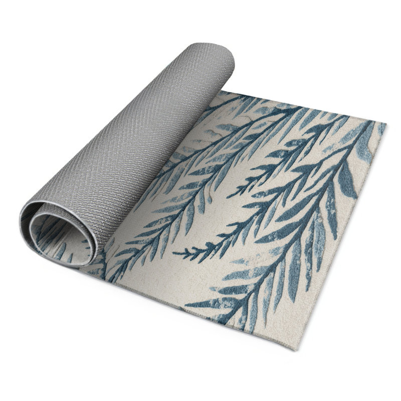 Tapis intérieur et extérieur gris Nature, Rectangulaire 3 pi x 5 pi