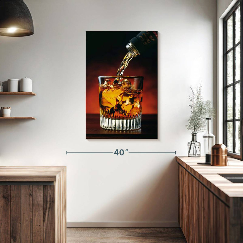Yarlin Flowing Whisky, 39" H x 26" W