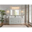60" Solid Wood Sink Vanity With 1" Artificial Stone Top-1219169598-1219169571