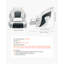 Boat Seat High Backrest Flip Up Boat Seat Captain Bucket Seat White & Grey