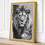 Noble Lion Modern - Wrapped Canvas-337173565-337173566