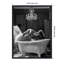 «Big Elephant Splash» par Hostetter, reproduction d'art sur toile encadrée-819814519