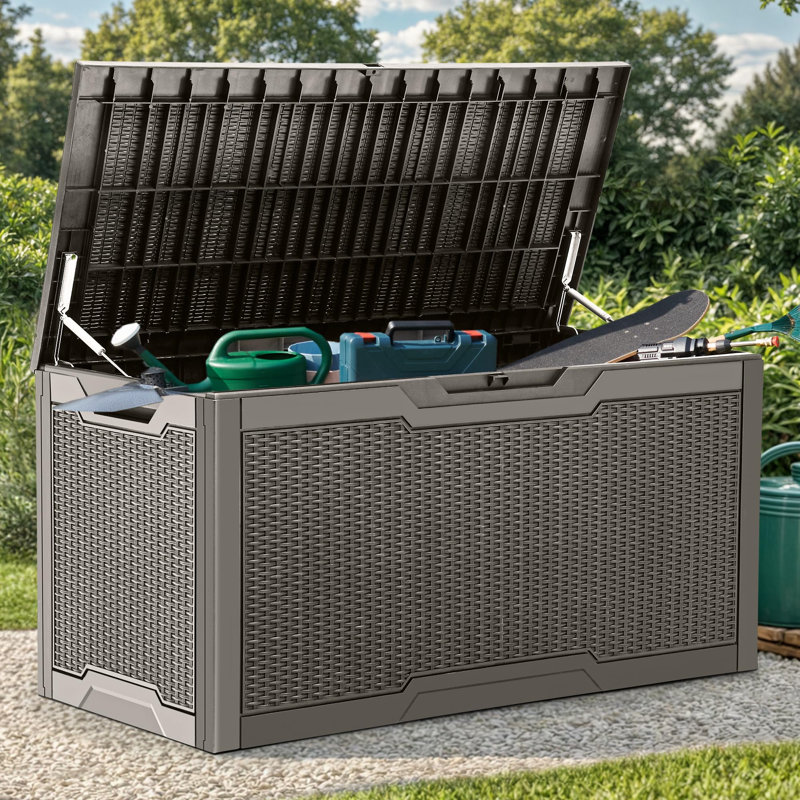 Flash W Deck Box, Taupe