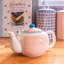 Nicola Spring 15 Piece Hand-Printed Tea Set - Orange