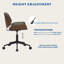 Chaise de bureau style Mid-Century en similicuir Temme-108287818-108287816