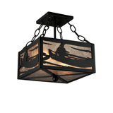 Rustic Lodge 2 - Light Semi Flush Mount