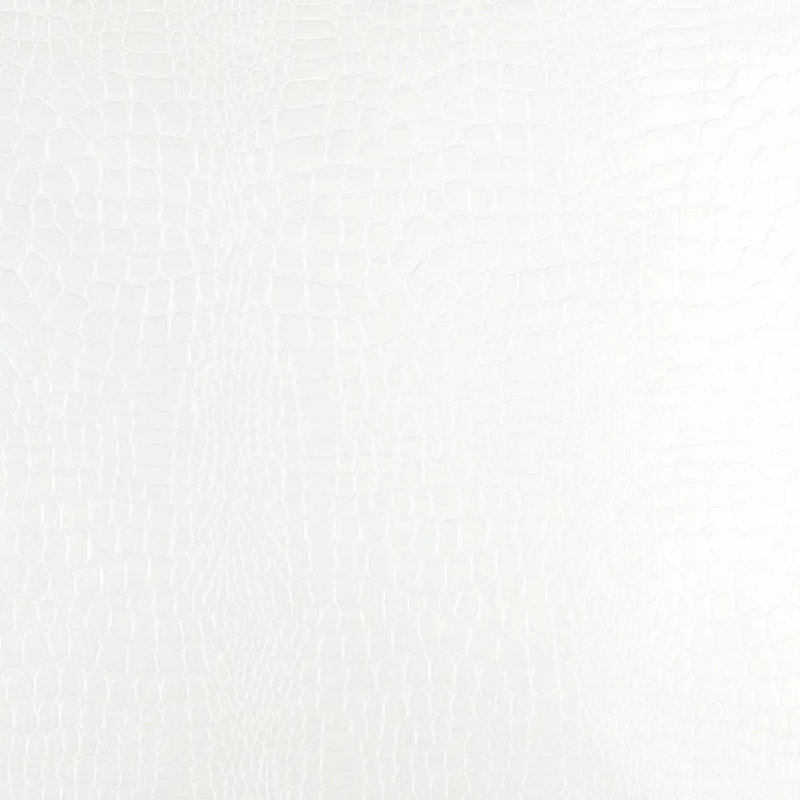 Papier peint crocodile, Blanc