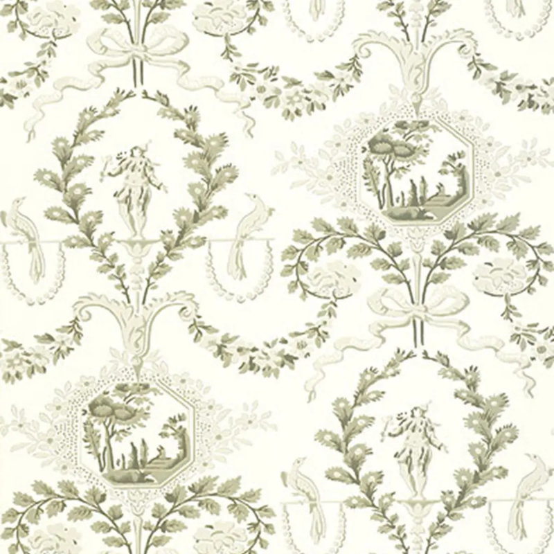 Papier peint Jester Arabesque, Grisaille