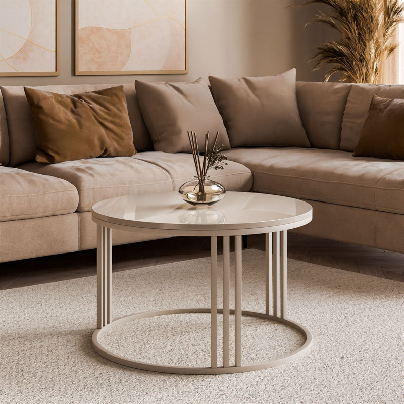 Frame Coffee Table, Cashmere Gloss, Wood