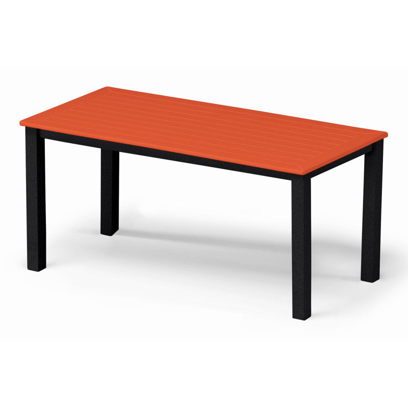 Robinett Outdoor Coffee Table, Beachwood P40, Textured Black