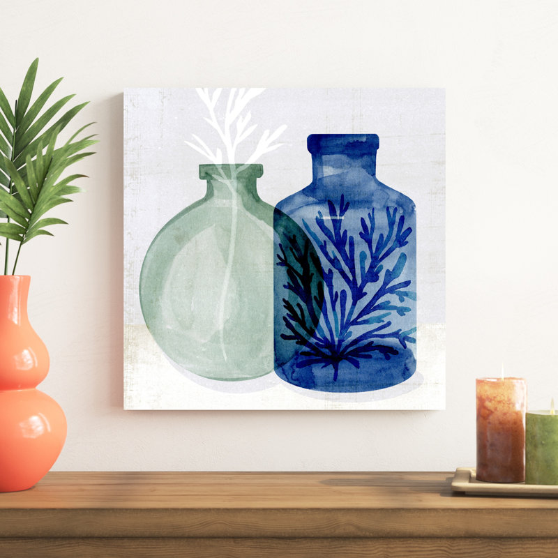 Vase Sea Glass II, H 20 po x l 20 po x P 1,25 po