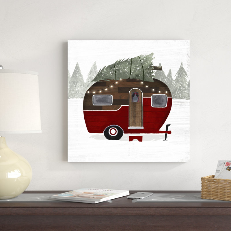 Yuletide Camper I, H 20 po x l 20 po