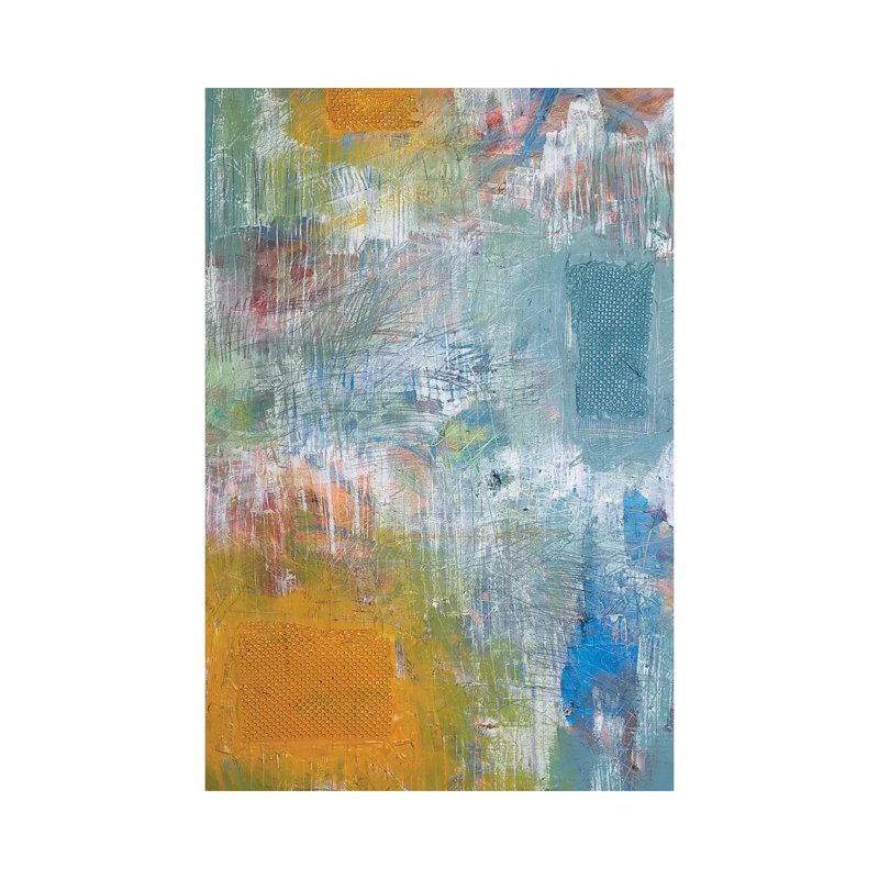 Blank Paint Tray 1 Piece Wall Art on Canvas, 101.6 cm H x 66.04 cm W x 1.91 cm D, Wrapped Canvas