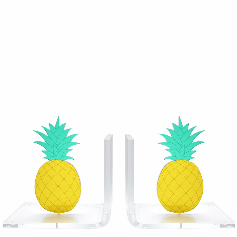 Serre-livres ananas en acrylique
