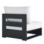 Fauteuil modulaire en aluminium thermolaqué Modway Tahoe-95616625