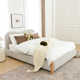 Upholstered Headboard Platform Bed Frame