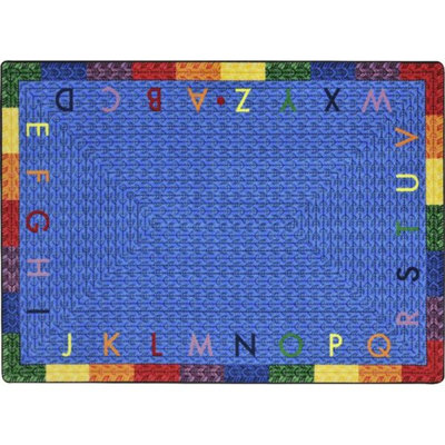 Educational Rainbow Alphabet Pastel by Joy Carpets Area Rug