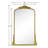 Cummons Stainless Steel Arch Mirror-1967408704-1894180806