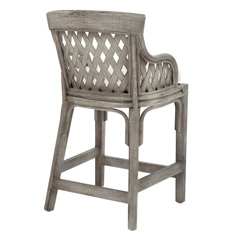 Tabouret de bar et de comptoir Jaramillo, Gris antique, Tabouret de comptoir (siège d'une hauteur de 27 p