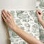 Rouleau de papier peint adhésif en vinyle mat L 18 pi x l 20,5 po The Chase-596569177