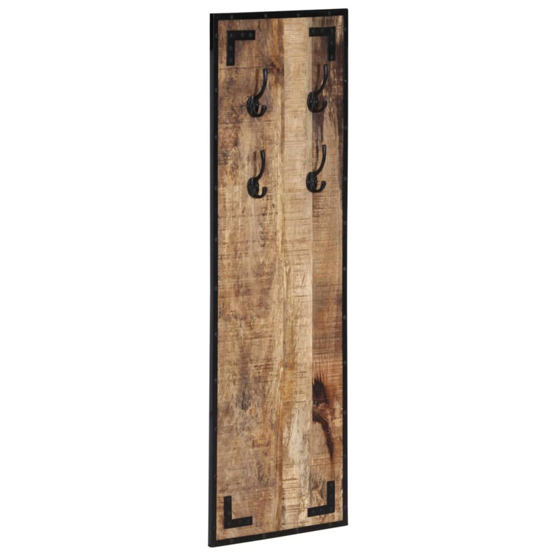 Gurnam Iron Wall 4 - Hook Wall Mounted Coat Rack