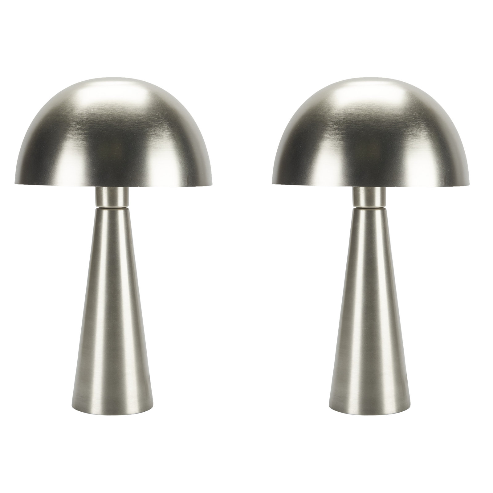 Berit Metal Table Lamp, Silver