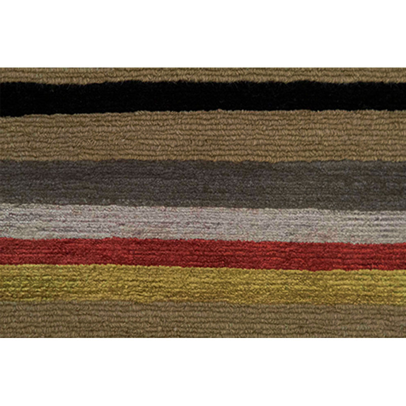 Wool Striped Area Rug
