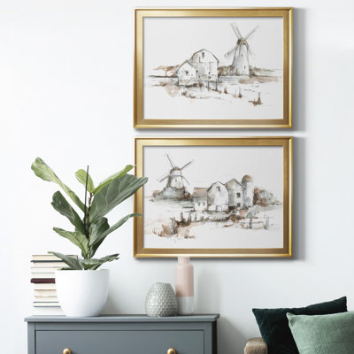 " Old Mill Farm I " 2 - Pieces