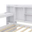 Lit de jour en bois avec 3 tiroirs, ports USB et bureau-104831535-104831536