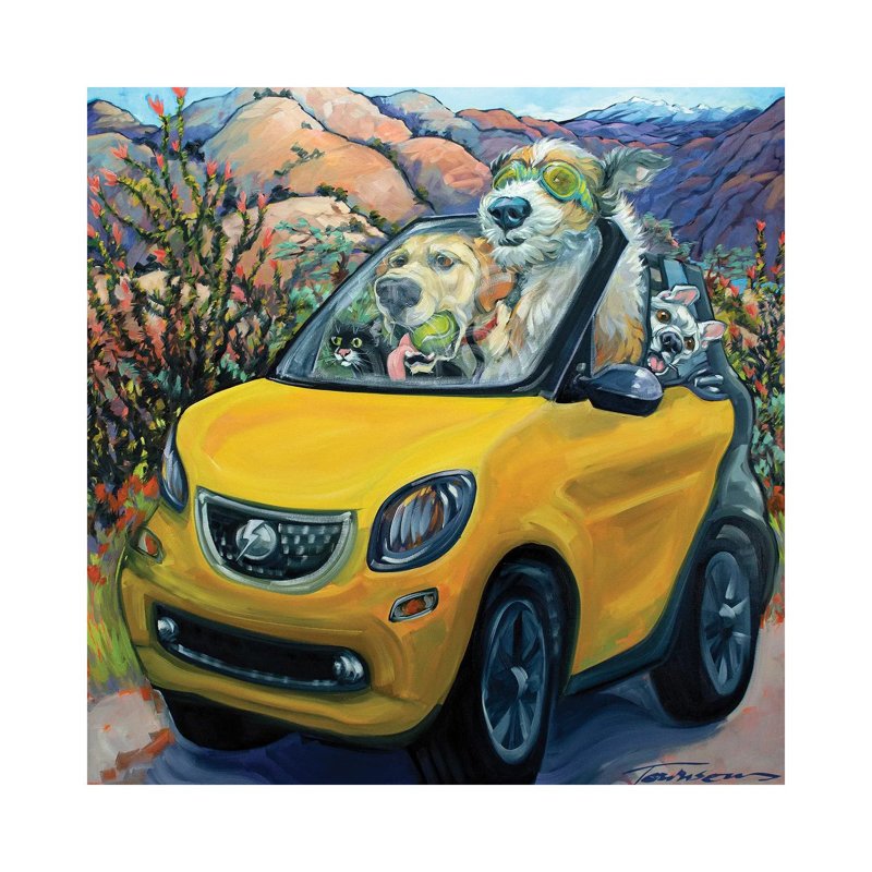 CR Townsend - Wrapped Canvas Painting, 30.48 cm H x 30.48 cm W