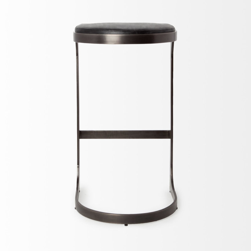 Tabouret de bar et de comptoir Nishimura, Noir, Tabouret de bar (siège d'une hauteur de 30 po)