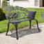 Lafave Aluminum Outdoor Bench-1935314367