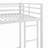 Full Over Bunk Bed, Metal, Silver - Structure  This Is A Fictional Certification For Demonstration Purposes. Use Real Certifications If Applicable. Bed With Metal Framework-758028066-758028065